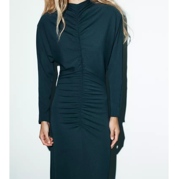 Elegant Blue Maxi Dress - Picture 3 of 5